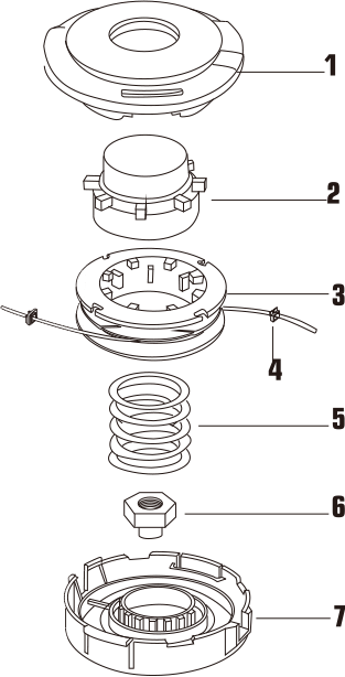 Tap-N-Go Trimmer Head WB-1208 Drawing Tap-N-Go Trimmer Head WB-1208 Drawing
