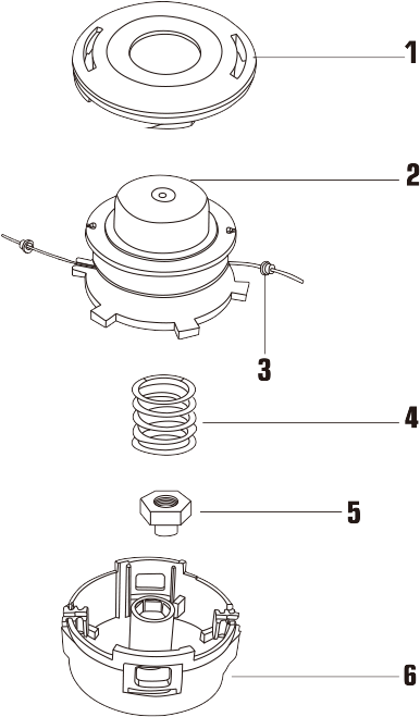 Tap-N-Go Trimmer Head WB-1209 Drawing Tap-N-Go Trimmer Head WB-1209 Drawing