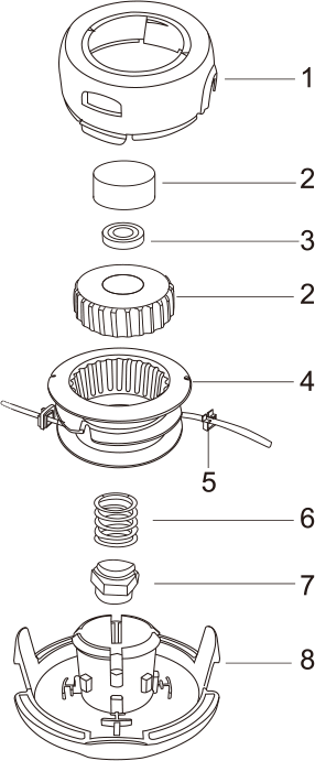 Tap-N-Go Trimmer Head WB-2248 Drawing Tap-N-Go Trimmer Head WB-2248 Drawing